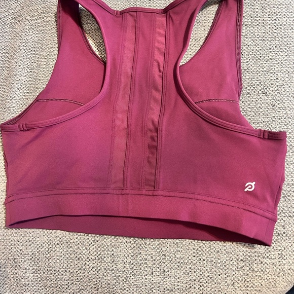 Peloton Women's Purple Sports Bra - Picture 2 of 3